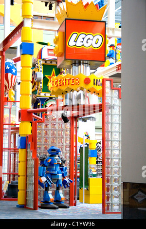 Eingang Lego Phantasie Center Mall of America Bloomington Minnesota MN USA Stockfoto