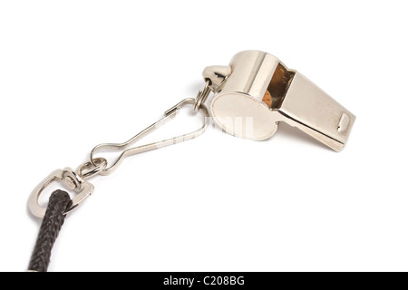 Metall Pfeife Stockfoto