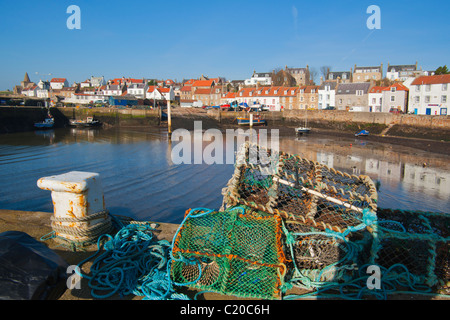 Hafen von St. Monans, East Neuk Fife, Schottland, März 2011 Stockfoto