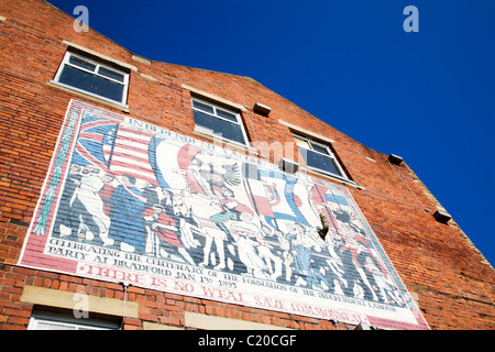 Independent Labour Party Wandbild Bradford West Yorkshire England Stockfoto