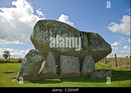 Brownshill Dolmen, Carlow, Irland Stockfoto