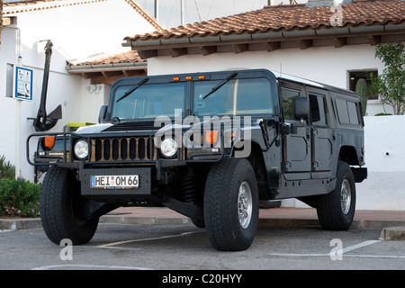 Hummer H1 zivile Geländewagen in Spanien. Stockfoto