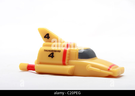 Thunderbird 4 Spielzeug oder ein Modell aus der Gerry Andersen Marionette Fernsehserie Thunderbirds. Thunderbird 4 ist der Spezialist für u-Boot Stockfoto