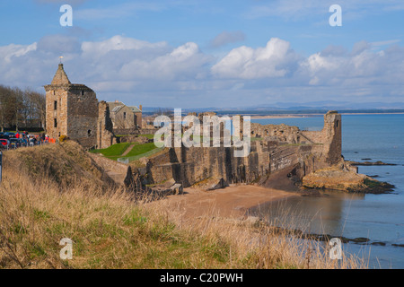 Burg St. Andrews, Fife, Schottland, März 2011 Stockfoto