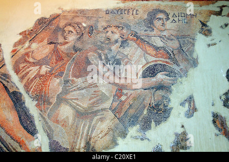 Römisches Mosaik in Palmyra, Syrien Stockfoto