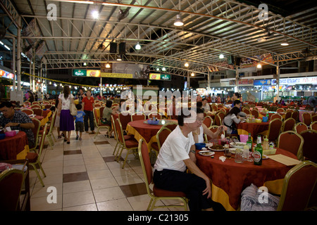 Meeresfrüchte-Zentrum in Sabah, Kota Kinabalu, Malaysia Stockfoto