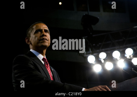 Barack Obama, Mellon Arena, 27. Oktober 2008, 27. Oktober 2008 Election, Präsidenten, Kandidat, Stockfoto