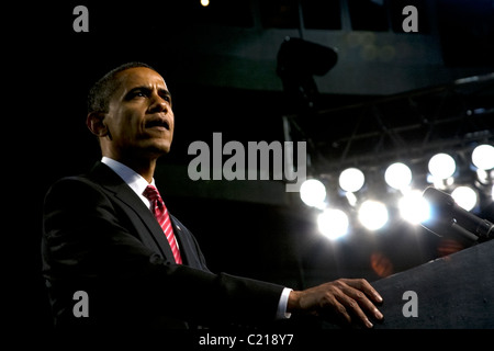 Barack Obama, Mellon Arena, 27. Oktober 2008, 27. Oktober 2008 Election, Präsidenten, Kandidat, Stockfoto