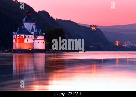 Burg Pfalzgrafenstein / Oberwesel, Deutschland Stockfoto