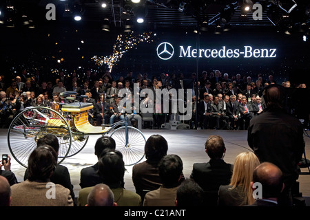 Benz Patent-Motorwagen Stockfoto