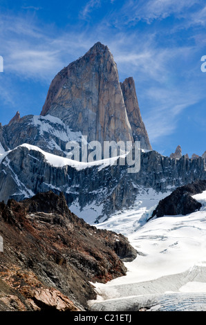 Torre Los Cerros, Nationalpark Los Glaciares, Patagonien, Argentinien Stockfoto