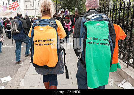 TUC März Veränderer London 26. März 2011 Stockfoto