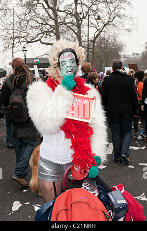 TUC März Veränderer London 26. März 2011 Stockfoto