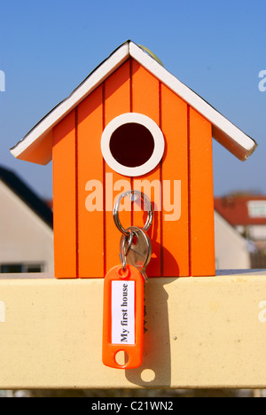 Mein erstes Haus Stockfoto