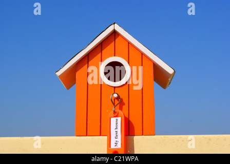 Mein erstes Haus Stockfoto