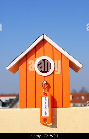 Mein erstes Haus Stockfoto