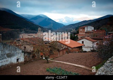 Mariä Himmelfahrt in Yuso Kloster San Millán De La Cogolla, La Rioja, Spanien Stockfoto