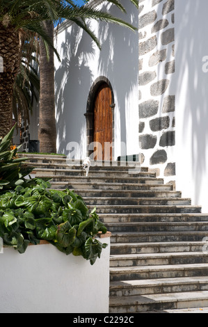 Iglesia de San Andreas Apostol in San Andres hübsche Dorf am Meer in La Palma Kanarische Inseln Stockfoto