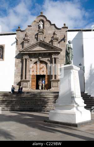 Iglesia de El Salvador in Plaza de Esparia Santa Cruz La Palma Kanarische Inseln Stockfoto