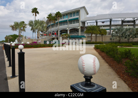 Äußere Minnesota Twins Frühling Training-Baseball-Feld Hammond Stadion in den Lee County Sports Complex in Fort Myers Florida Stockfoto