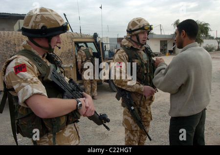 Die Royal Military Police (RMP) sind die Armee spezialisiert auf Ermittlungen und Policing und sind verantwortlich für die Überwachung der m Stockfoto