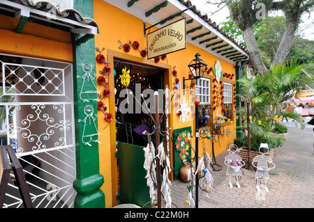 Heimtextilien-Shop, Embu Das Artes, São Paulo, Brasilien Stockfoto