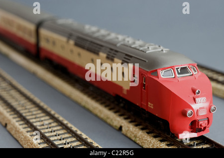 Märklin Modelleisenbahn (Trans-Europa-Express) Stockfoto