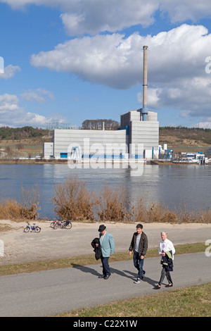 Atomkraftwerk Kruemmel in der Nähe von Geesthacht, Schleswig-Holstein, Deutschland Stockfoto