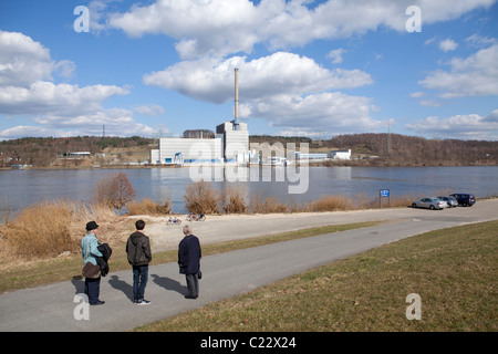 Atomkraftwerk Kruemmel in der Nähe von Geesthacht, Schleswig-Holstein, Deutschland Stockfoto