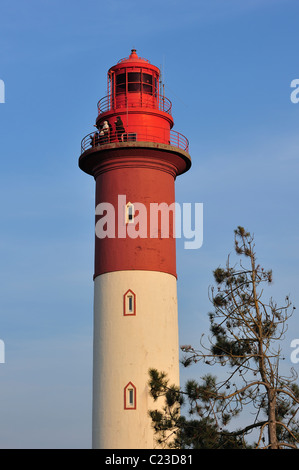 Leuchtturm Phare de Brighton in der Nähe von Cayeux-Sur-Mer, der Baie de Somme, Picardie, Frankreich Stockfoto