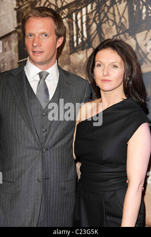 Rupert Penry-Jones und Dervla Kirwan, Specsavers Crime-Thriller Awards ITV3 im Grosvenor Hotel - Ankunft London, England - Stockfoto