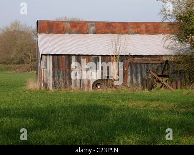 Alte Scheune, Devon, UK Stockfoto