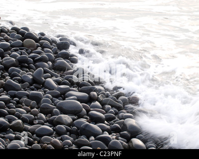 Kiesel-Strand, UK Stockfoto