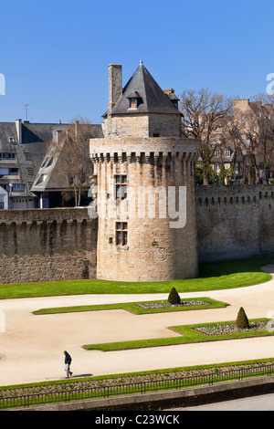 Connetable Turm, Vannes, Morbihan, Bretagne, Frankreich Stockfoto