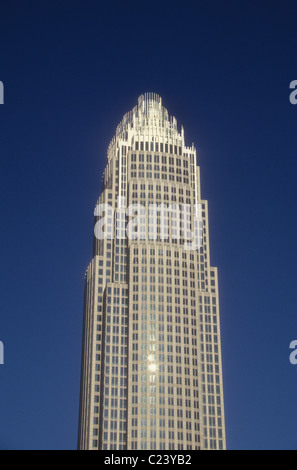 Bank of America mit Sitz in Charlotte, NC. Stockfoto