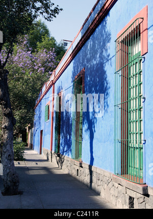 Das Frida Kahlo Museum in San Angel, Mexiko Stockfoto