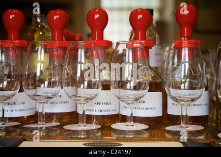 Malt Whisky mischen. Stockfoto