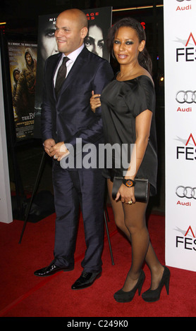 Stephen Belafonte und Melanie Brown alias Mel B Los Angeles-Premiere von "Bad Lieutenant: Port of Call New Orleans statt Stockfoto