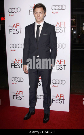 Nicholas Hoult AFI Fest 2009 Screening von "A Single Man" Closing Night Gala findet im Grauman Chinese Theatre Hollywood, Stockfoto