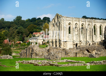 Rievaulx Abtei Stockfoto