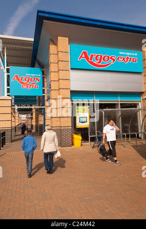 Der Argos zusätzliche Superstore in Longwater Retail Park in Norwich, Norfolk, England, Großbritannien, Uk Stockfoto