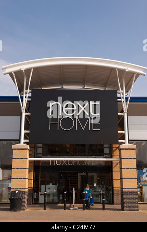 Der Next Home-Superstore in Longwater Retail Park in Norwich, Norfolk, England, Großbritannien, Uk Stockfoto