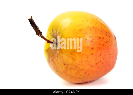 Der Apfel, isoliert auf weißem Hintergrund Stockfoto