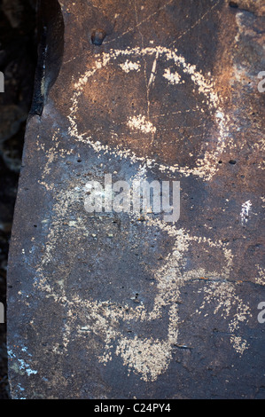 La-Cieneguilla Petroglyph-Standort in der Nähe von Santa Fe, NM Stockfoto