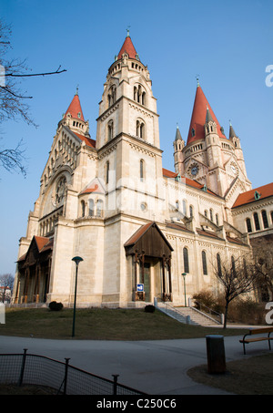 Wien - st. Franziskus-Kirche Stockfoto