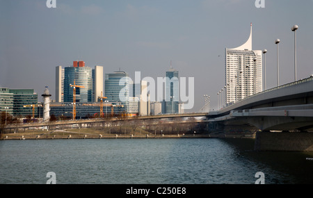 Wien - Uno-city Stockfoto