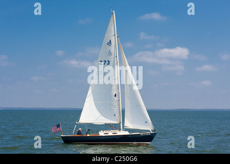 Texoma Sailing Club Icebreaker 3, dritte Segelregatta 2011. Stockfoto