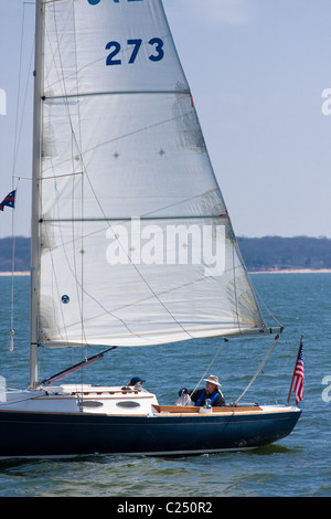 Texoma Sailing Club Icebreaker 3, dritte Segelregatta 2011. Stockfoto