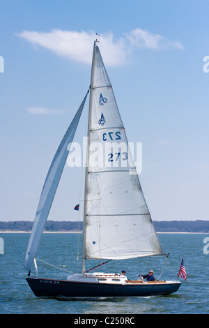 Texoma Sailing Club Icebreaker 3, dritte Segelregatta 2011. Stockfoto