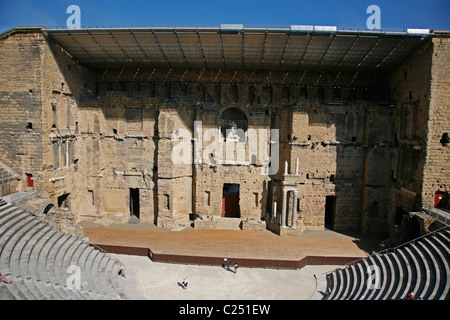 Antiken römischen Theater in Orange, Vaucluse, Provence, Frankreich. Stockfoto